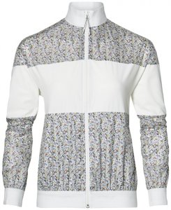 Asics LP Print Wind Jacket Damen (Weiß S INT ) | Bekleidung Jacken Windjacken