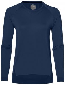 Asics Seamless LS Damen (Dunkelblau XS INT ) | Bekleidung Shirts Longsleeves