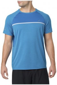 Asics SS Top Herren (Blau S INT ) | Bekleidung Shirts Funktionsshirts