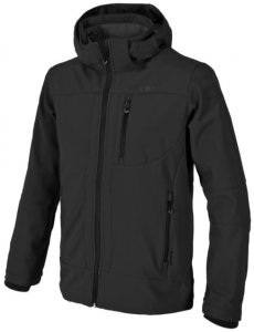 CMP MAN SOFTSHELL JACKET ZIP HOOD Herren (Schwarz 54 D ) | Bekleidung Jacken Softshell-Jacken