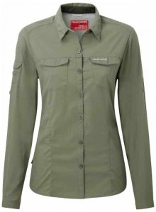 Craghoppers NL Adv LS Shirt Damen (Khaki 46 D ) | Bergsport Wandern
