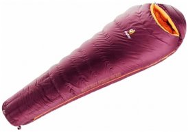 Deuter Astro Pro 600 - SL Damen (Violett L Reißverschluss ) | Ausruestung Schlafsaecke Expeditionsschlafsaecke