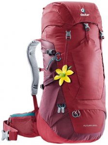 Deuter Futura 28 SL Damen (Dunkelrot ) | Ausruestung Rucksaecke Wander-Tourenrucksaecke