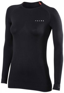Falke Max Warm LS Shirt Tight Fit W Damen (Schwarz L INT ) | Bekleidung Unterwaesche Funktionsunterhemden