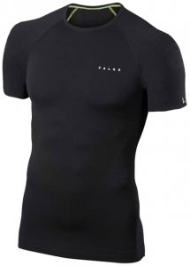 Falke Warm SS Shirt Tight Fit M Herren (Schwarz XL INT ) | Bekleidung Unterwaesche Funktionsunterhemden