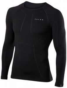 Falke Wool Tec Warm LS Shirt Comfort M Herren (Schwarz XL INT ) | Bekleidung Unterwaesche Funktionsunterhemden