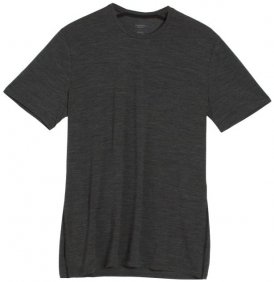 Icebreaker Mens Anatomica SS Crewe Herren (Anthrazit S INT ) | Bekleidung Shirts Merinoshirts