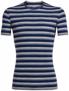 Icebreaker Mens Anatomica SS Crewe Herren (Dunkelblau M INT ) | Bekleidung Unterwaesche Funktionsunterhemden