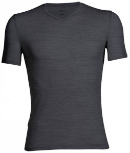 Icebreaker Mens Anatomica SS V Herren (Anthrazit S INT ) | Bekleidung Shirts