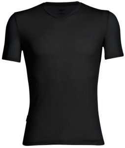 Icebreaker Mens Anatomica SS V Herren (Schwarz XXL INT ) | Bekleidung Shirts