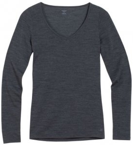 Icebreaker Wmns Siren LS Sweetheart Damen (Anthrazit S INT ) | Bekleidung Shirts Merinoshirts