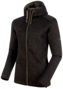 Mammut Chamuera ML Hooded Jacket Men Herren (Oliv L INT ) | Bekleidung Jacken Fleecejacken