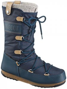 Moon Boot WE Monaco Felt Damen (Dunkelblau 37 EU ) | Schuhe Winterstiefel