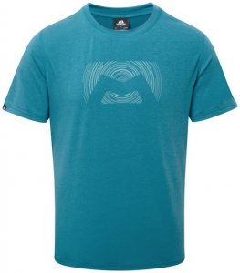 Mountain Equipment Groundup Logo+ Tee Men Herren (Petrol M INT ) | Bekleidung Shirts Funktionsshirts
