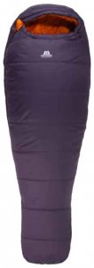 Mountain Equipment Starlight II Regular Womens Damen (Pflaume LZ Regular Reißverschluss ) | Ausruestung Schlafsaecke Mumienschlafsack