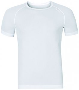 Odlo Shirt s s crew neck CUBIC M Herren (Weiß INT ) | Bekleidung Shirts Funktionsshirts