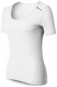 Odlo Shirt s s crew neck CUBIC W Damen (Weiß XL INT ) | Bekleidung Unterwaesche Funktionsunterhemden