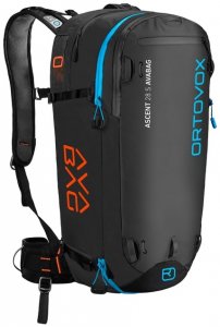 Ortovox Ascent 28 S AVABAG Damen (Schwarz ) | Ausruestung Rucksaecke Skitourenrucksaecke