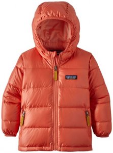 Patagonia Kinder Baby Hi-Loft Down Sweater Hoody (Orange 74 D ) | Bekleidung Kinderbekleidung Kinderjacken