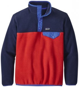 Patagonia Kinder Boys LW Synch Snap-T P O (Rot XL INT ) | Bekleidung Kinderbekleidung Kinderpullover-Hoodies
