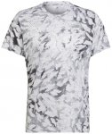 adidas Fast Graphic Primeblue T-Shirt Herren ( Weiß M INT,)