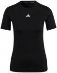 adidas W Techfit Train Tee Damen T-Shirt ( Schwarz L INT,)