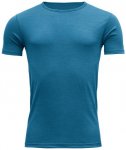 Devold of Norway Breeze T-Shirt crew neck Men Herren Funktionsunterhemd ( Blau L