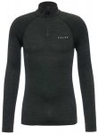 Falke Wool-Tech LS Zip-Shirt Regular Fit M Herren ( Schwarz INT,)