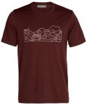 Icebreaker M Tech Lite II SS Tee Combi Ski Trip Herren ( Braun XL INT,)