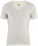 Icebreaker Mens Anatomica SS V Herren Funktionsunterhemd ( Weiß S Größe,)
