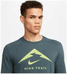 Nike M NK Dri-Fit Tee LS Trail Herren ( Dunkelgrün XXL INT,)