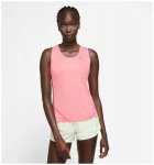 Nike W NK Dri-Fit Race Singlet Damen Laufshirt ( Pink XL INT,)