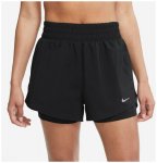 Nike W NK One Dri-Fit HR 3in 2n1 Short Damen Shorts ( Schwarz XL INT,)