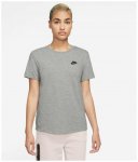 Nike W NSW Tee Club Damen T-Shirt ( Grau S INT,)