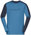 Norröna falketind equaliser merino round Neck LS-Shirt M Herren ( Blau INT,)