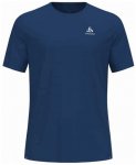 Odlo T-Shirt Crew Neck S/S Zeroweight Chill-Tec Herren Laufshirt ( Blau L INT,)