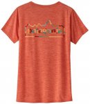 Patagonia W's Cap Cool Daily Graphic Damen T-Shirt ( Rot L INT,)