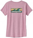 Patagonia W's Cap Cool Daily Graphic Shirt Waters Damen T-Shirt ( Rosa L INT,)