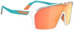 Rudy Project Spinshield Fahrradbrille ( Weiß one size One Size,)