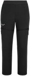 Salewa Kinder AGNER DST K 2/1 PNT Zipphose ( Schwarz 128 Größe,)