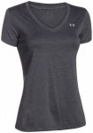 Under Armour Tech SS V-Neck Tee Solid Damen ( Anthrazit S INT,)