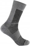 Wrightsock Merino Coolmesh II Crew Wandersocken Unisex ( Grau 37,5-41 Größe,)