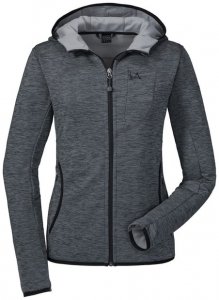 Schöffel Fleece Hoody Belfort1 Damen (Anthrazit 36 D ) | Bekleidung Jacken Fleecejacken