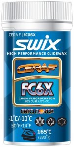 Swix FC6X Cera F powder -1°C -10°C 30g (Farblos ) | Ausruestung Skiausruestung Wachs-Zubehoer