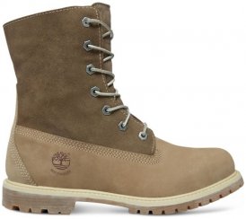 Timberland Authentics Teddy Fleece W Damen (Braun 7 5 US 38.5 EU ) | Schuhe Winterstiefel