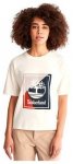 Timberland CROPPED - T-Shirt - Frauen - vintage wh