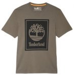 Timberland STACK LOGO - T-Shirt - Männer - grape l