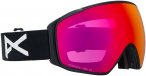 Anon - Ski /Snowboard Maske - M4S Toric Black Perceive Sun Red  aus Wolle - schw