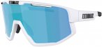 Bliz - Vielseitige Sonnenbrille - Vision Matt White Smoke W Blue Multi  - Weiß