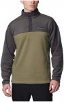 Columbia - Zweifarbiges Fleece - Steens Mountain Half Snap II Stone Green Shark 